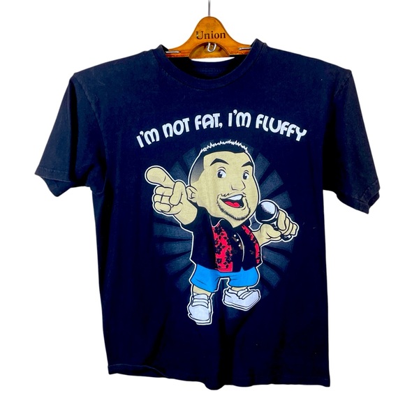 I’m Not Fat I’m Fluffy Men’s/ Unisex Graphic Short Sleeve T-Shirt Size M - Picture 1 of 6